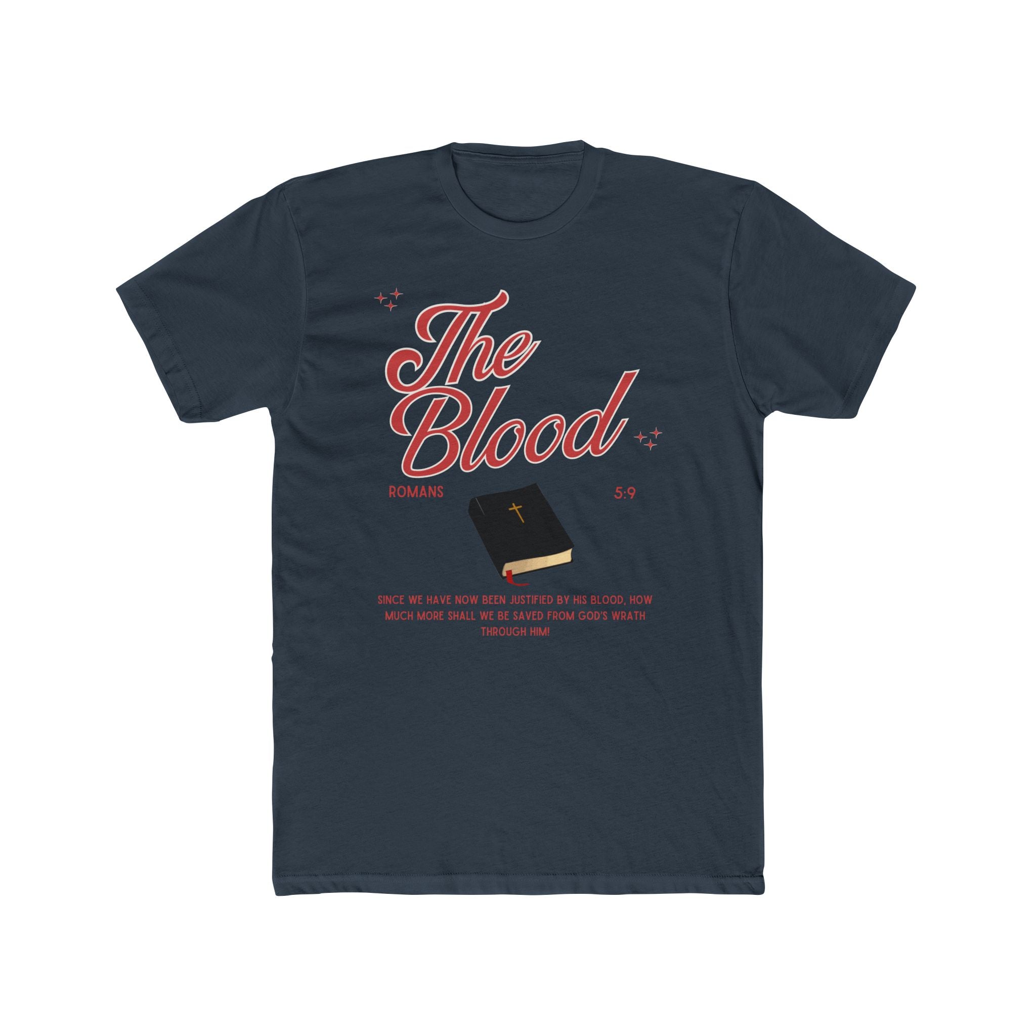The Blood of Jesus Scripture Tee | Inspirational Christian Graphic