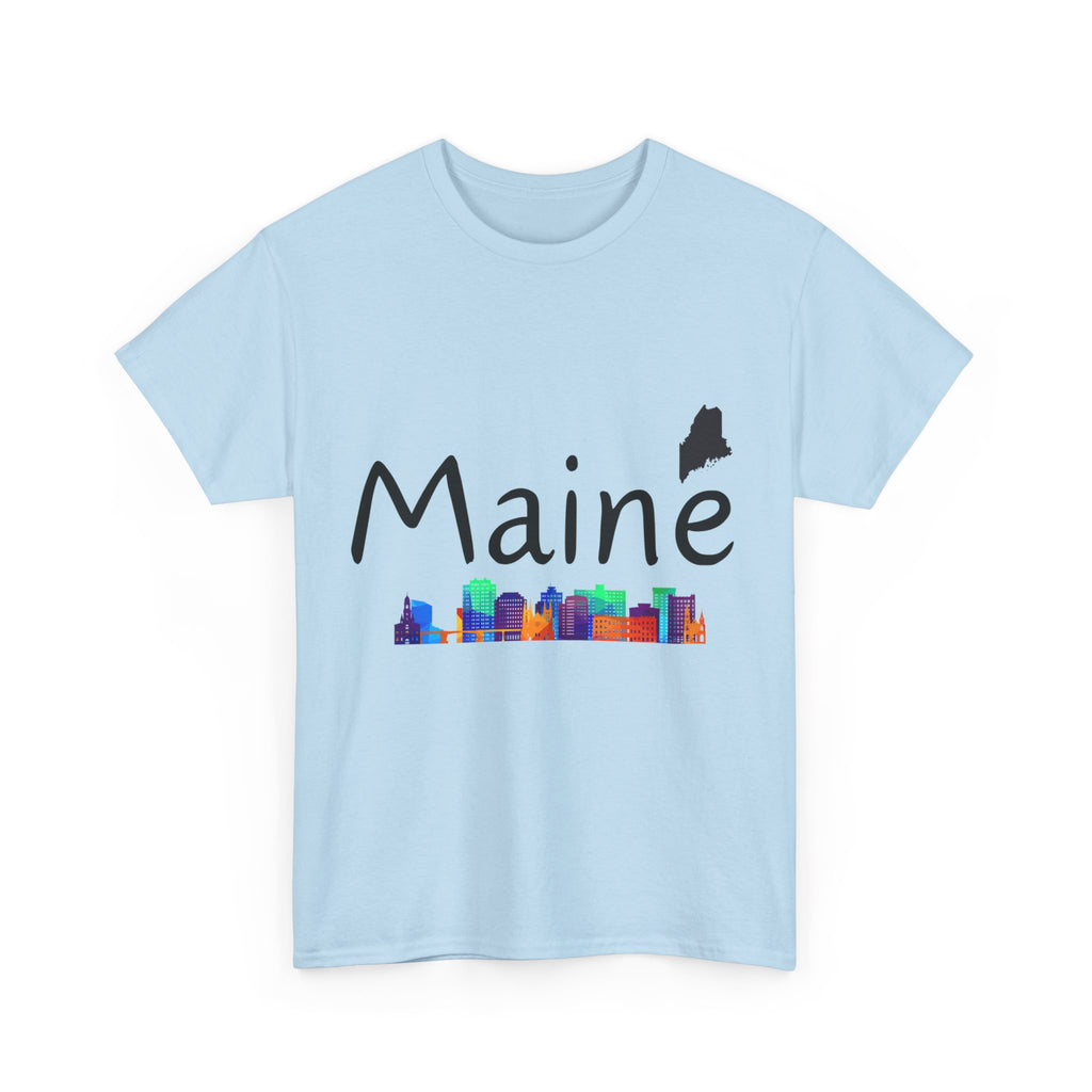 Maine Text Graphic T-Shirt