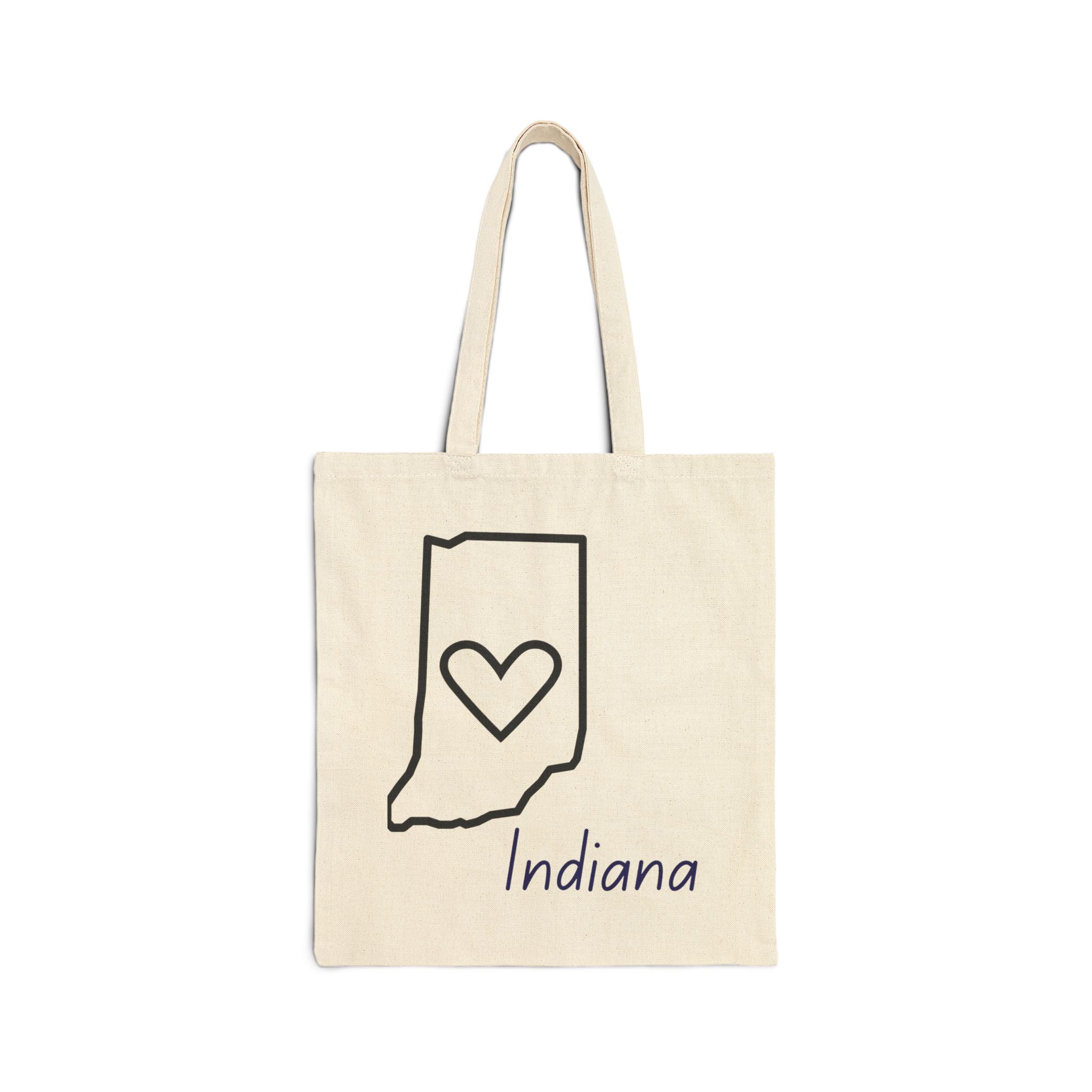 Indiana Cotton Canvas Tote Bag