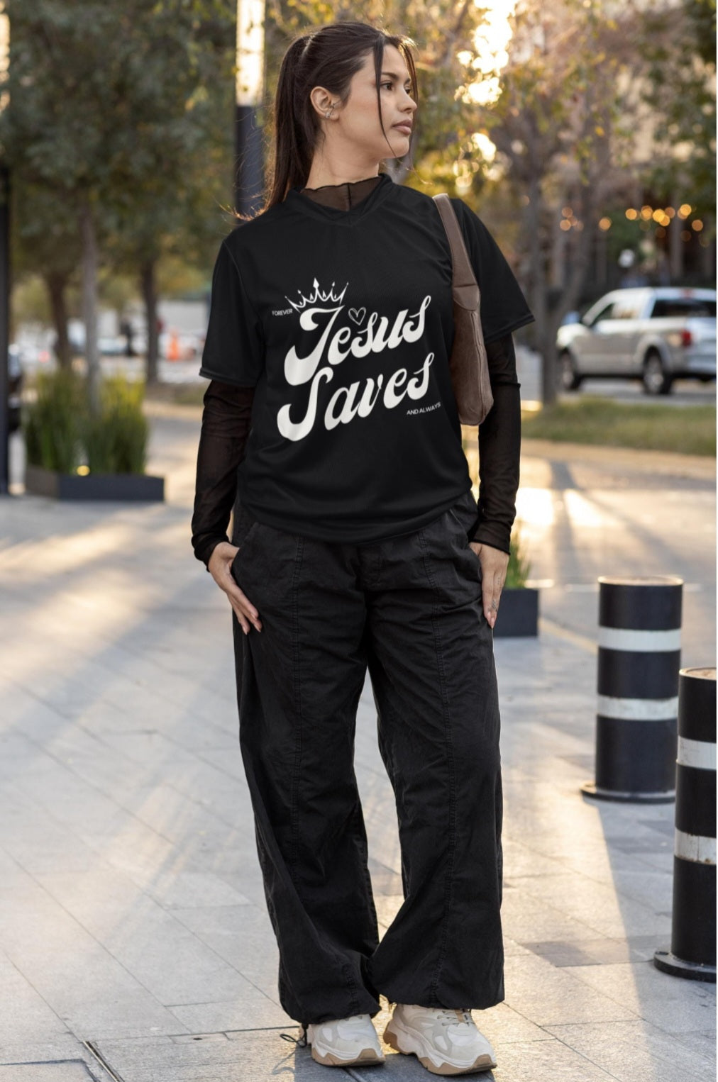 Jesus Saves Heavy Cotton Tee